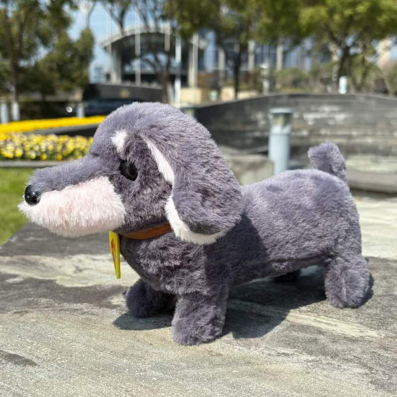 Long Dachshund Electric Plush Toy
