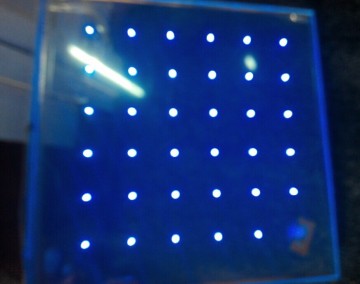 led light panel glass