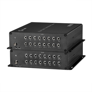 8-Channel AUDIO Fiber Optic Converter
