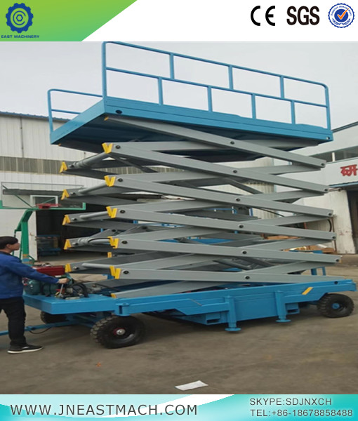 1.0t 12m Hydraulic Self-propelled Battery Scissor Lift