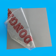 Placa transparente de PVC de protección de un solo lado de 1 mm de espesor