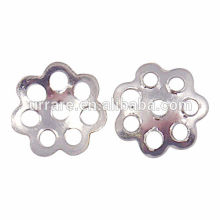 Silver Plated Round Bead Caps 8mm Bead Findings