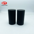 Custom Black Paper Cylindrical Box Packaging for Perfume