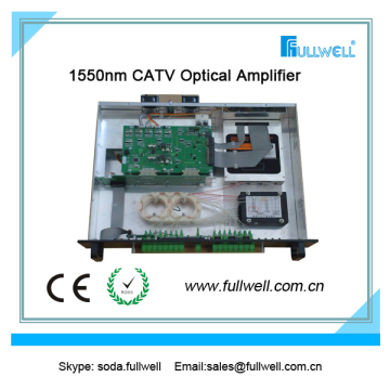 High power WDM EDFA for FTTH PON network 16ports output ,each port 19dBm wdm combiner