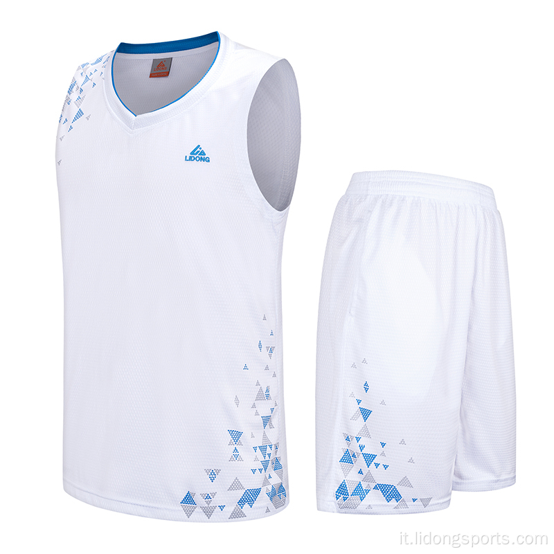 Uniformi della squadra scolastica Maglie da basket semplici personalizzate