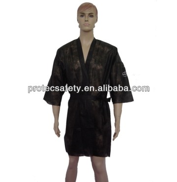 disposable nonwoven kimono robe