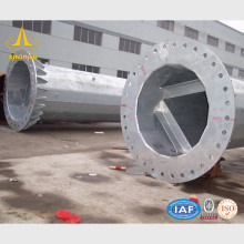 66kV Transmission Line Galvanized Steel Electric Pole