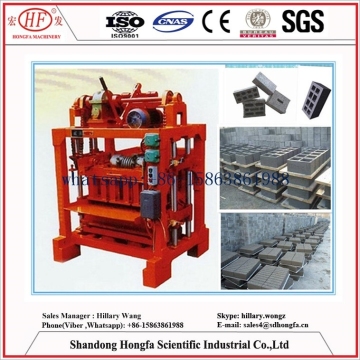 QT4-40 Price Manual Concrete Block Machine/Manual Concrete Hollow Block Moulding Machine/Brick Machine Block Machine