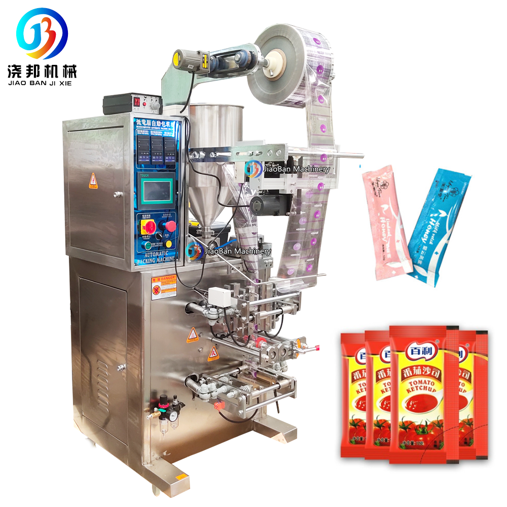 JB-150S Vertical Automatic Triangle Taper Bag Packing Machine Chips Snack Food Chocolate Beans Packaging Machinery Factory price