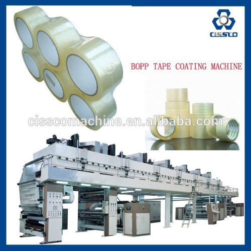 BOPP TAPE COATING MACHINE WITH PRINTING, BOPP SCOTCH TAPE COATING MACHINE, BEST ADHESIVE COATING MACHINE