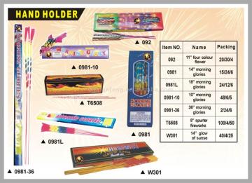 hand hold fireworks