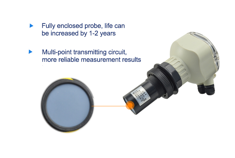 ultrasonic  level sensor  for water level with meter