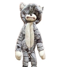 Realistic Stuffed Kitten Toy - Unstuffed Plush Cat Skin Shell