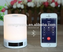 Colorful night light wall clock, bluetooth speaker with led lamp