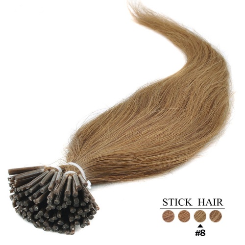 Brazilian I Tip Hair Extension Human Keratin Fusion Colored Hair Extensions