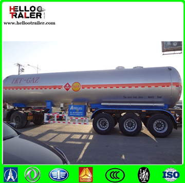 3 axle LPG propane tank semi trailer for sale