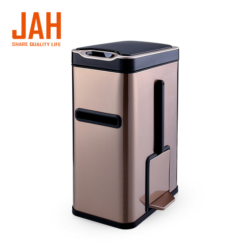 Contenedor de basura con sensor JAH 7L con escobilla de baño