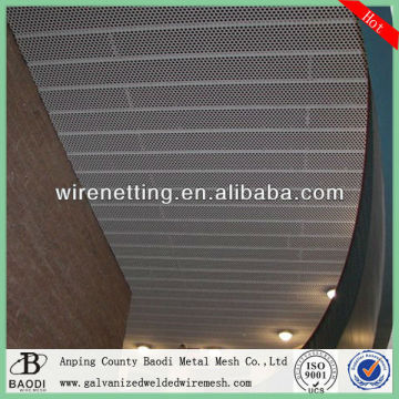 screen round perforated metal ceiling tiles