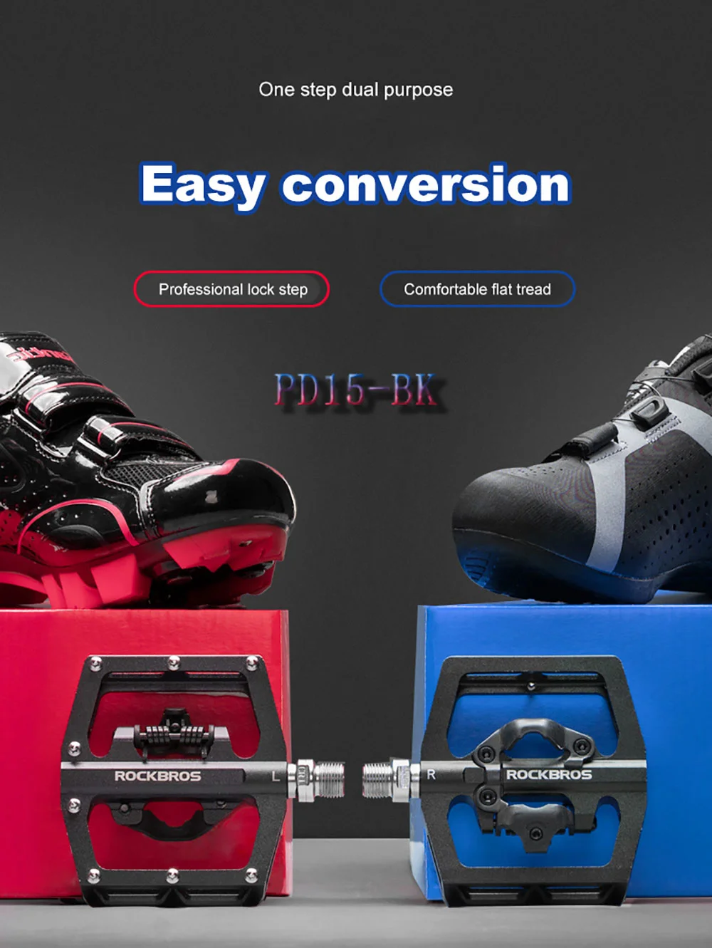 Made in China 2021 New Bicycle Parts, Mountain Bike Pedals, Mountain Bikes, Aluminum Alloy Pedals