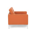 Florence knoll replica single leather sofa