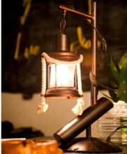 Oil lamps oriental bedside electronic table lamp