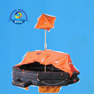 Throw-Over Type 6 Person Inflatable Liferaft