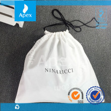 custom branded cotton drawstring dust bag
