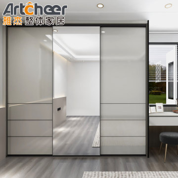 Mirrored Wardrobe and Dressing Table Design for Bedrooms