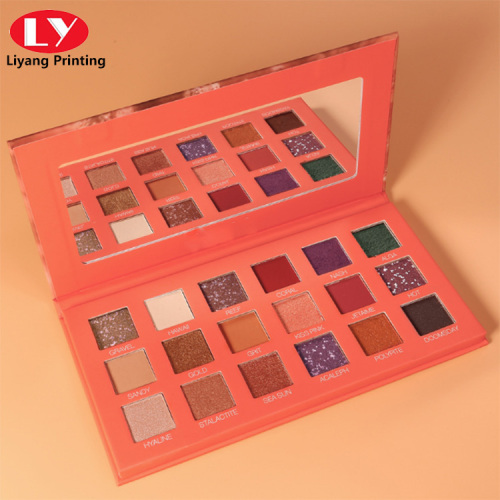 boîte cosmétique de vente chaude palette de fard à paupières boîte de maquillage