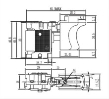 DC electric power tool switch