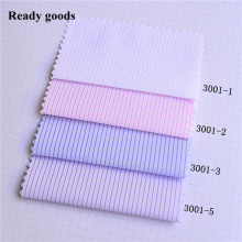 Ready goods, high density stripe cotton polyester poplin fabric