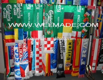 Polyester printing scarf for promotion, fooball