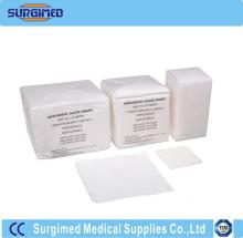 medical gauze swab cotton fold or unfold