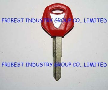 Blank Key Uncut Blade for R1 R6 FZ6S FZ1 XJR FZ8 FZS600 FJR1300 Red KEY