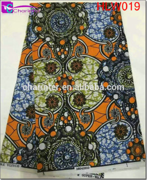 super wax hollandais african wax prints fabric veritable wax block prints fabric HLW019