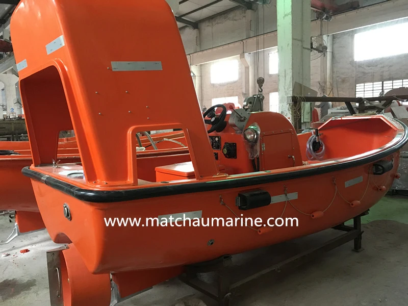 Inboard and Outboard Engine FRP Motor Rescue Boat for Sale