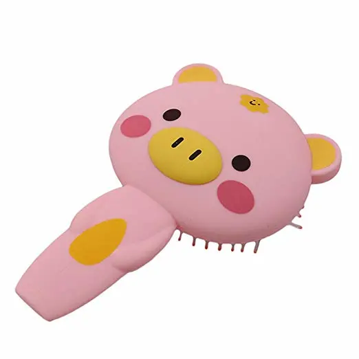 Cute Piggy Cartoon Massage Air Cushion Comb Cute Portable Creative Beautiful Hair Brush