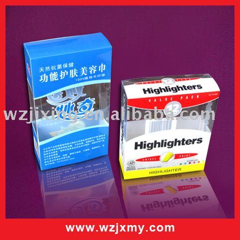 clear box/gift packaging/printed plastic box