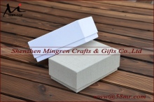 Fabric Linen Cardboard Photo Storage Gift Box Packaging