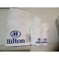 100%Cotton White Embroidery Towel Set