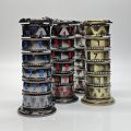 7-in-1 Dice Tower, Roulette Dice Spinner for DND Dice Set, Dragon Metallic D&D Dice with Gift Case for DND Game
