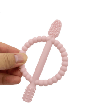 Toptan çocuk silikon bebek diş fırçası teether