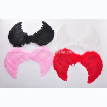HEN-0048 wholesale Bride To Be Badge Hen Night Party pink feather wing