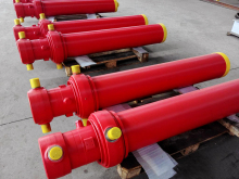 Hydraulic cylinder for dump truck