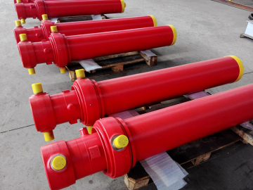 Hydraulic cylinder for dump truck