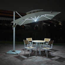Outdoor Patio Umbrellas with LED Lights