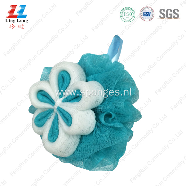 Mesh squishy soft bathroom sponge ball