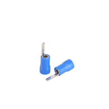 DBV Series Insulated PVC Copper Crimp Terminals AWG22-10 Flat Blade Connectors