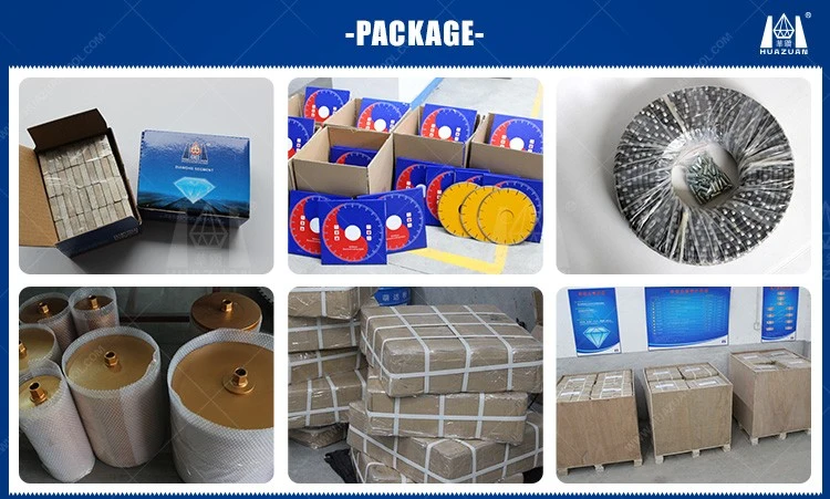 Huazuan Diamond Drilling Tool Diamond Roof Type Segment for Core Drill Bits