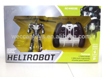 EU hot sale battle robot rc helicopter with gyro speed adjustable best birthday gift